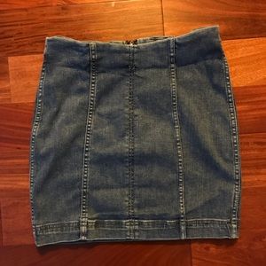 Free People Denim Skirt